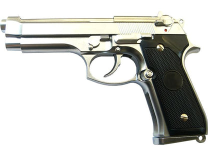 LS M9 Gas Blowback Pistol (Silver - GGB-9606S)