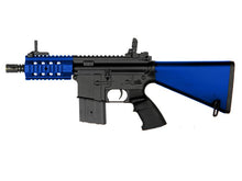 Golden Eagle M4 RIS CQB 'Tanker' AEG (Full Metal - Blue - Inc. Battery and Charger - FB6625)