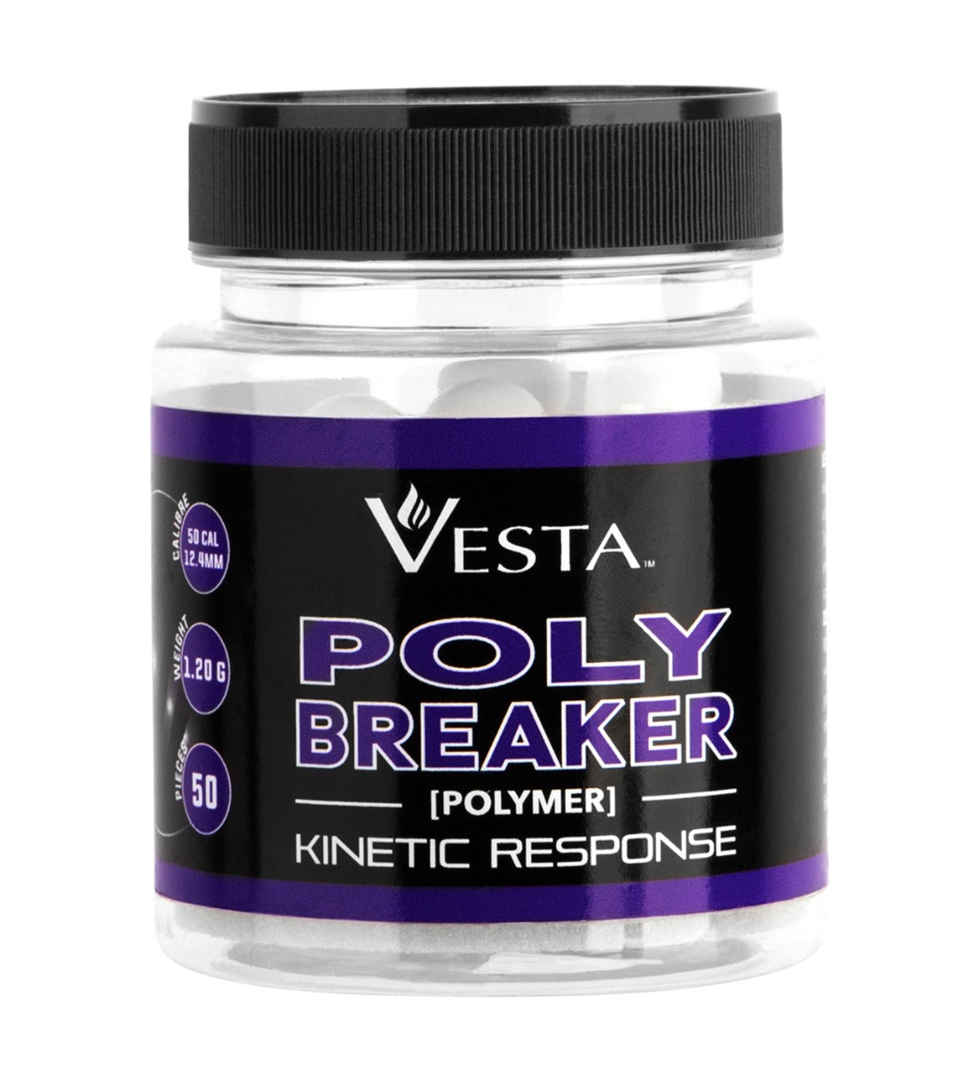 Vesta Rubber Bal Paintball 0.50 (50pcs - PB)