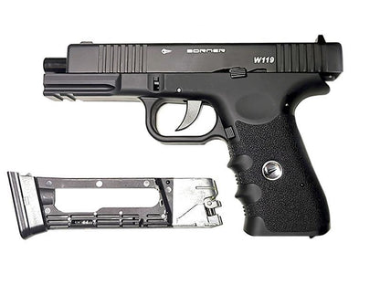 Borner 4.5mm/.177 W119 Co2 Blowback Pistol (Metal Slide)