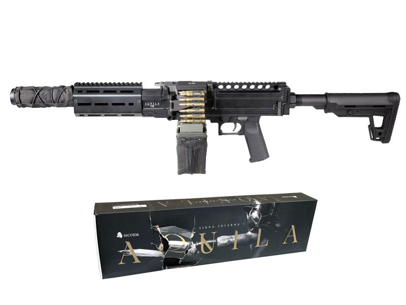 Secutor Aquila VII LMG AEG (Black - New but Damaged Box)