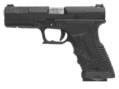 WE GP1799 GBB Pistol (T5 - Black - Silver Barrel - Metal Slide)
