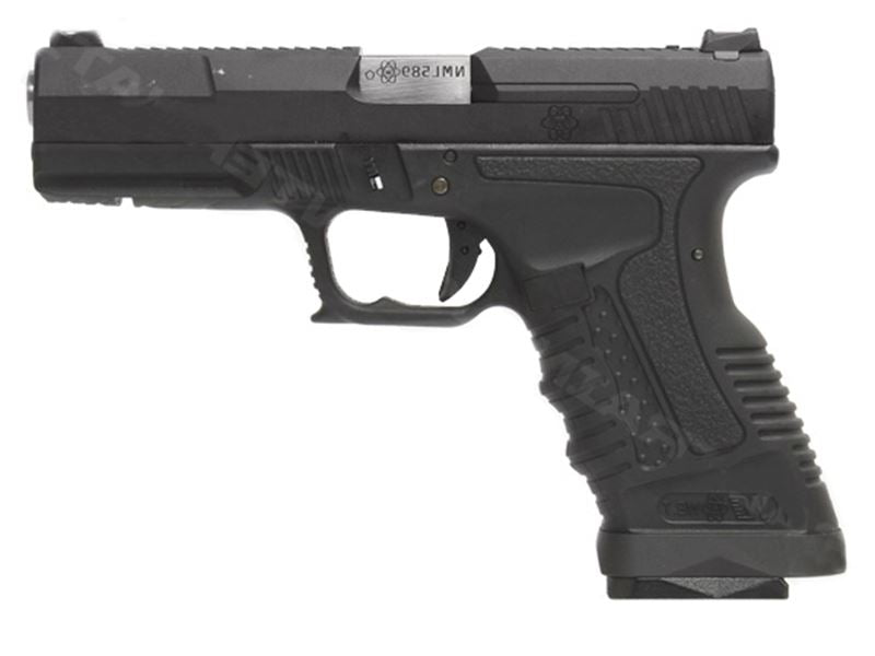 WE GP1799 GBB Pistol (T5 - Black - Silver Barrel - Metal Slide)