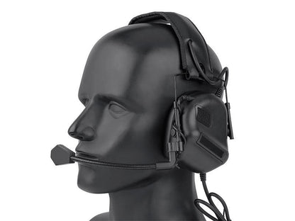 Big Foot Fifth Generation Sound Pickup and Noise Reduction Headset Simulator (Helmet Wearing - Tan)