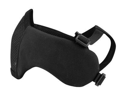Big Foot Tactical Mesh Half Face Mask (With Ear Protection - Black)
