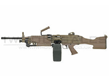 A&K M249 with Sound Control Drum Magazine (Hard Stock) (TAN)