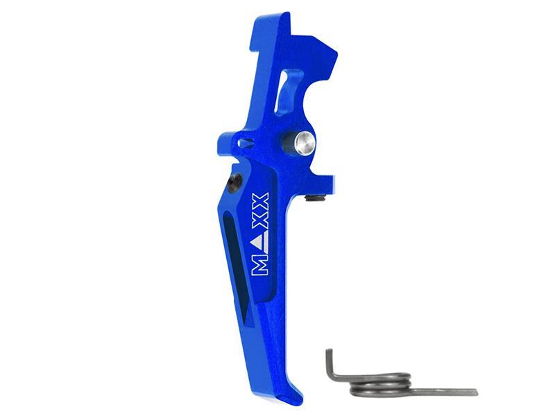 Maxx Model CNC Aluminum Advanced Speed Trigger (Style E) (Blue)