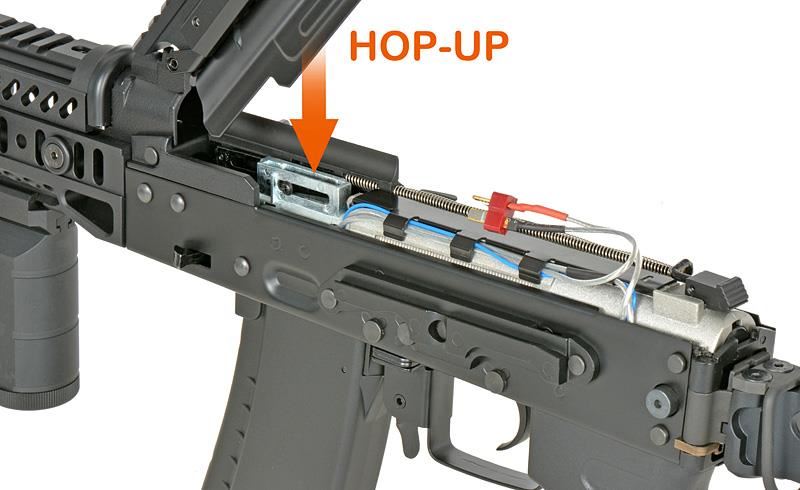 Cyma Platinum AKS74U Tactical AEG Rifle with Eshooter ETU GEN-2 (Black - CM113A)