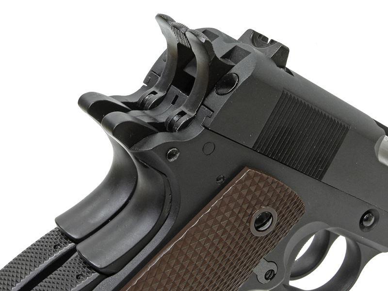 WE 1911 Double Barrel GasBB Pistol (Ful Metal - Black)