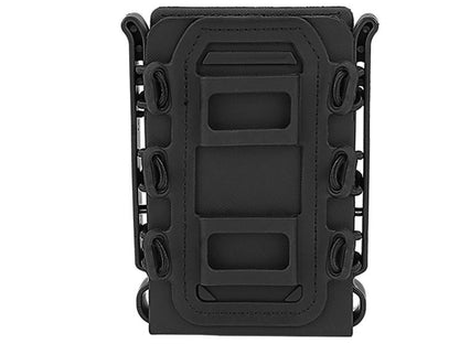 Big Foot M4/AK Fast Magazine Pouch (Polymer - Adjustable Elasticated Retention - Black)