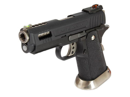 WE HI-CAPA 3.8 Velociraptor GBB Pistol (Black Silde)