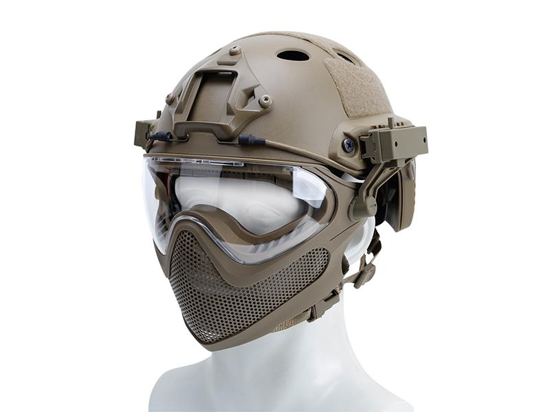 Big Foot Pilot helmet(Steel mesh version) L size (Tan)