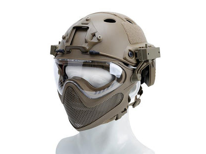 Big Foot Pilot helmet(Steel mesh version) L size (Tan)