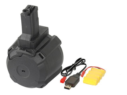 Battleaxe Swat Series Electric Drum Magazine (Sound Control - Black)