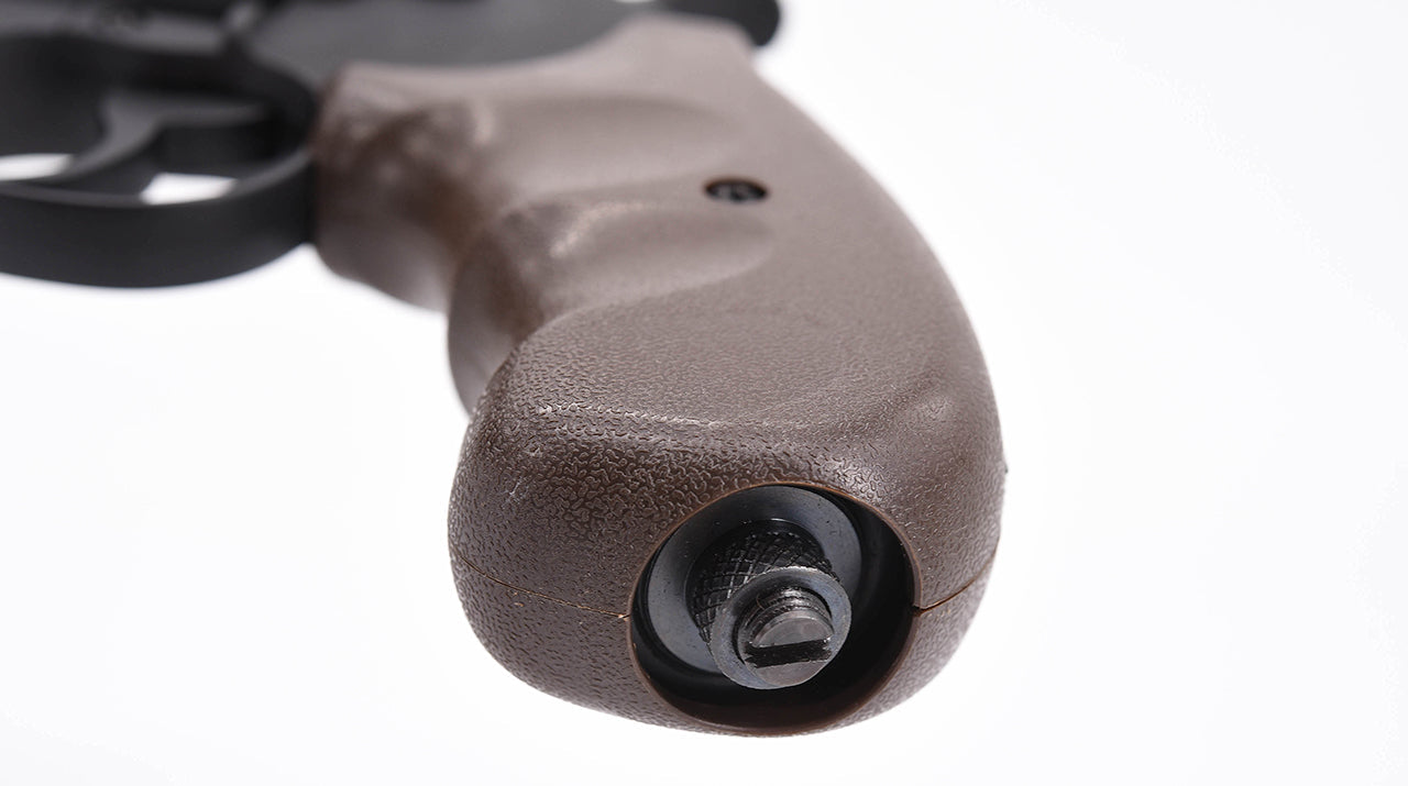 Hwasan 1312 Co2 Revolver - 4.0inch - Metal - Brown Grip