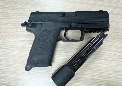 SRC ST8 Blowback Pistol with Extended Base Plate (Co2 Powered - Black)