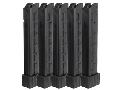 Ares APC-9 AEG SMG Magazine (5pcs Box Set - Long - 110 Rounds - Black - MAG-B-A9-L)