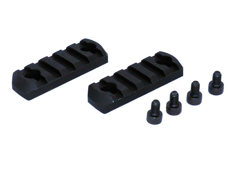 Classic Army CNC Rail (Delta Rail - Black - 5 Slots - A655M-5)