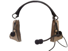 ZTac Comtac II - Electronic Ear Defenders and Coms Headset w/ Mic - DE