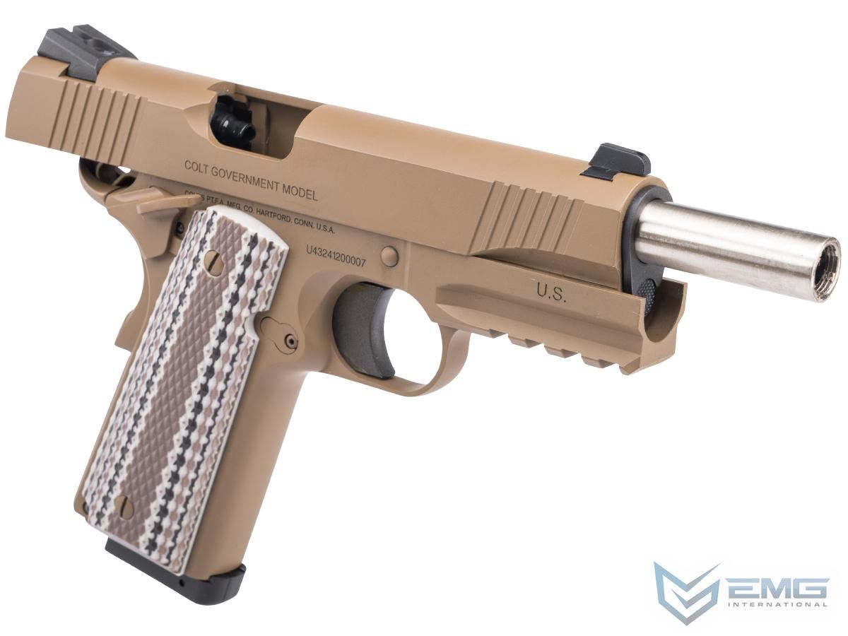 Colt M45A1 FDE Gas Blowback Pistol (EMG/Army - R48-1)