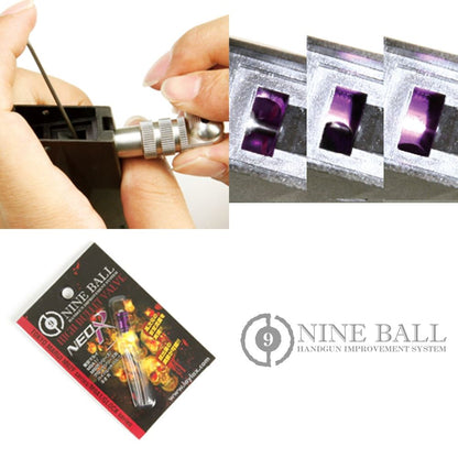 Laylax Nine Ball High Bullet Valve NEO R for Tokyo Marui M9A1/M92F/Glock/USP Series (Purple)