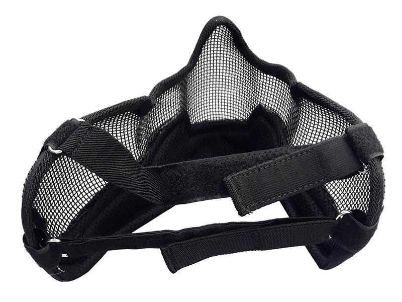 ACM V2 Strike Steel Full Face Mask (Covers up to the Ear - Black/Camo)