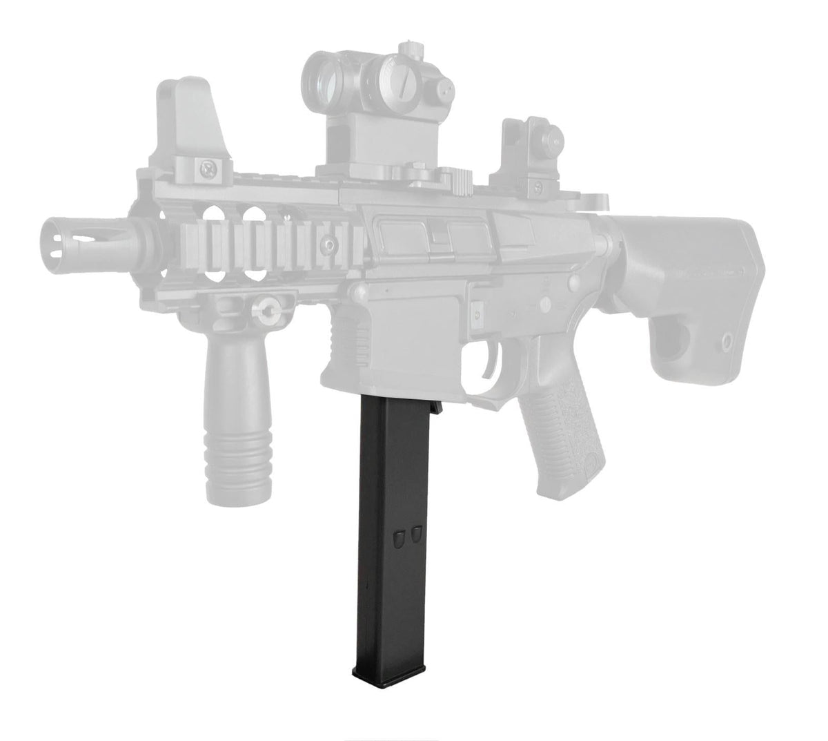 Ares 9mm Magazine For M4's (45 Rounds - Black - MAG-021-BK)