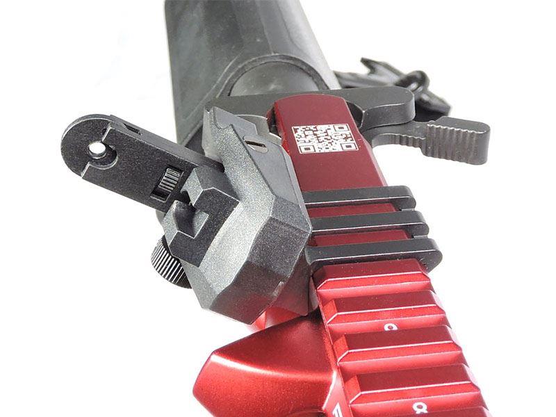 APS "Boar Tactical - Demolition" Silver Edge 17" KeyMod (Tron Stock) AEG (ASR-119X - Red)