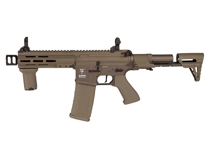 Bushido REI by Saigo Defense AEG Rifle (Lipo Battery and Charger Included - Tan)