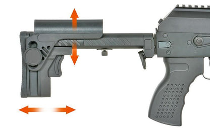 Cyma Platinum AK74 Tactical AEG Rifle with Eshooter ETU GEN-2 (Black - CM113A)