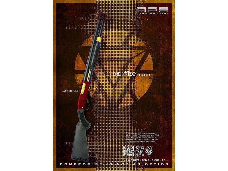APS Cam870 Co2 Shotgun (Long - APS-CAM870-RED)