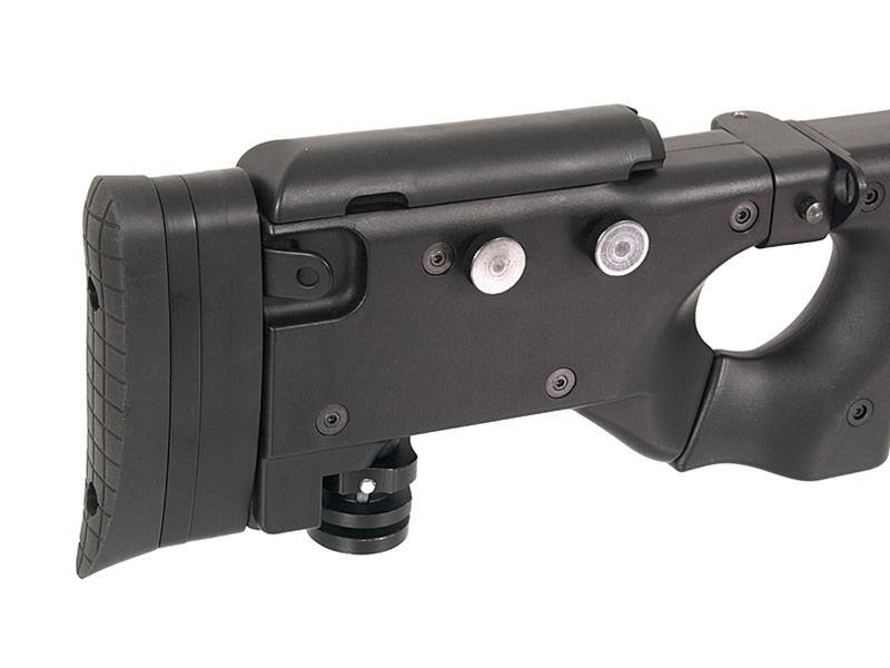 Well MB08 Sniper Rifle Folding Stock (Upgraded Steel Parts - Spring - Black)