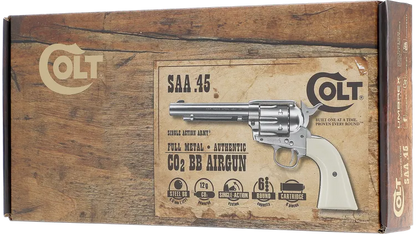 Umarex - 5.8309 Colt Single Action Army Nickel .177 BB 5.5inch (COSAANB5 )