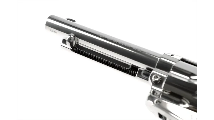 Umarex - 5.8322 Colt Single Action Army Nickel .177 Pellet 5.5inch (COSAANP5 )