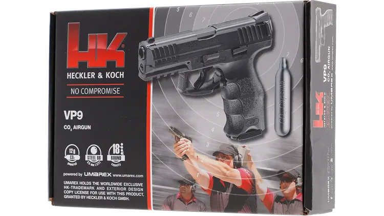 Umarex - 5.8344 Heckler & Koch VP9 Black Co2 BB Pistol by Umarex (HKVP9)