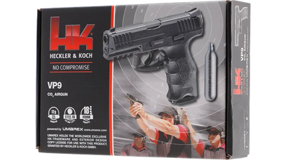 Umarex - 5.8344 Heckler & Koch VP9 Black Co2 BB Pistol by Umarex (HKVP9)