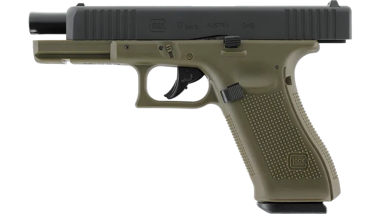 Umarex - 5.8471 Glock17 Gen5 BBCo2 Pistol Battlefield Green by Umarex (UMGL17G5BG)