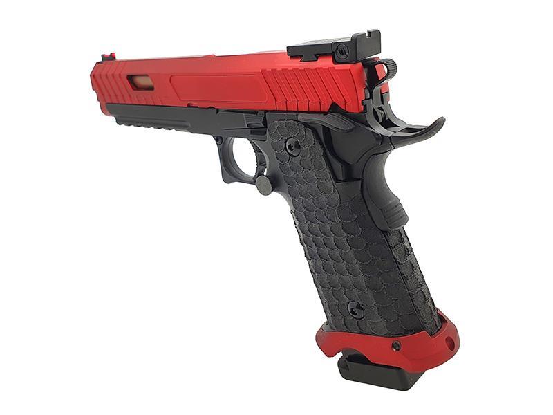 Army JW3 Baba Yaga Gas Blowback Pistol (Full Metal - Two-Tone Red - R601-RED)
