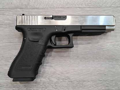 WE 35 Series GBB Pistol Double Barrel - Silver