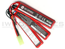 G&G 11.1v 1100 mAh Lipo Battery (Three Way Split)