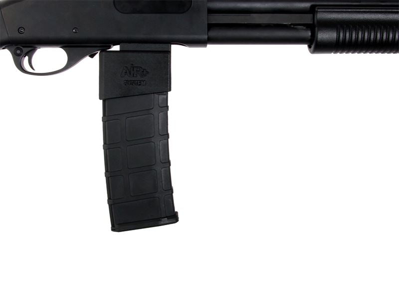 Air System Plus M870 Shotgun to M4 Magazine Adaptor (Black)