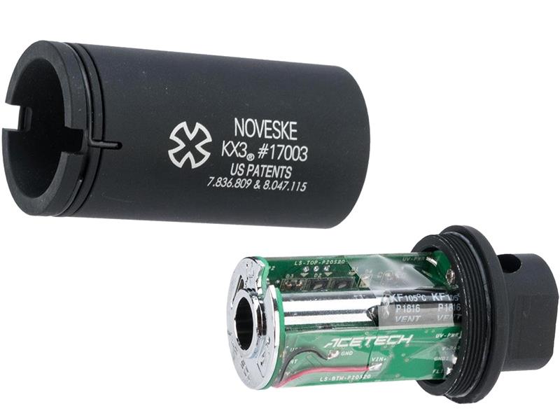 Dytac x Noveske KX3 Flash Hider with Built-In ACETECH Lighter S Tracer Module (EMG-FH31-KX3)