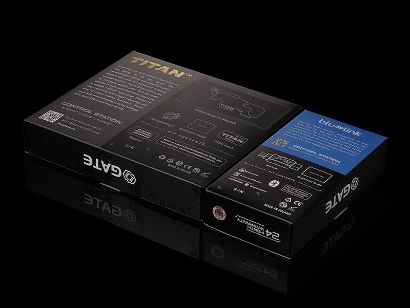 Gate TITAN V2 NGRS Expert Blu-Set [Front Wired]