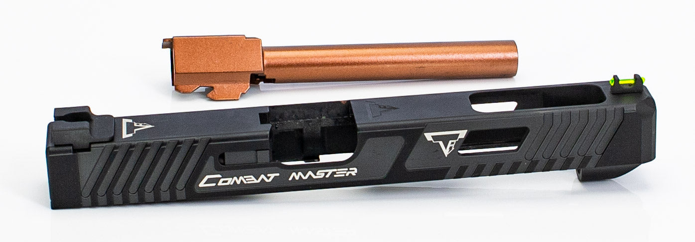 EMG x TTI Combat Master Slide Kit with Barrel in Black (TM/ APS Compatible - TTI-03)