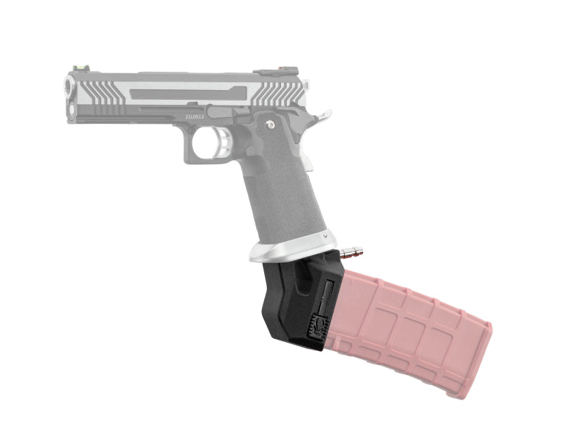 BO Manufacture M4 HPA 60D Adapter for Hi-Capa Series Gas Pistols (Black)