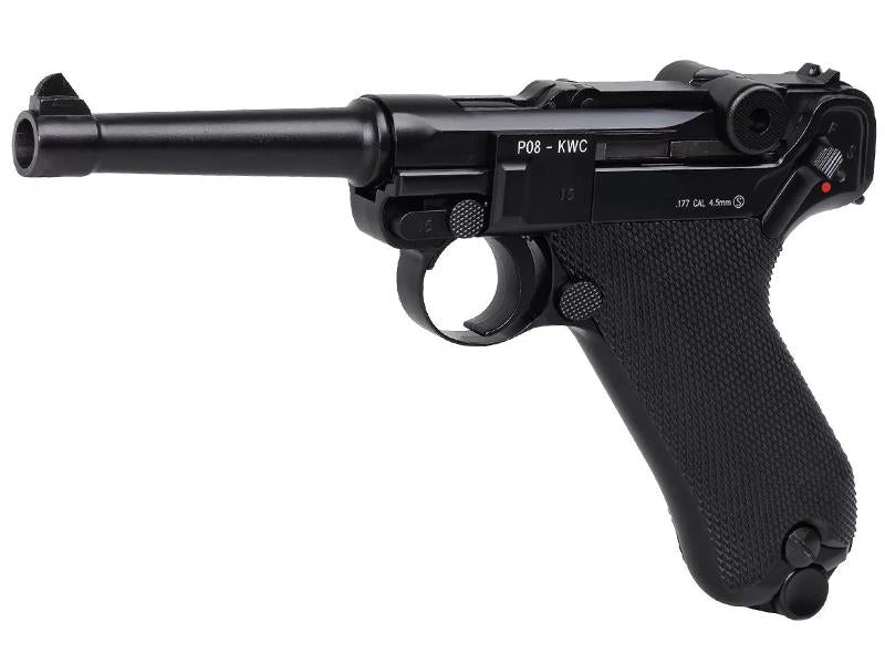 KWC P08 Co2 Pistol (4.5mm - KMB-41DHN - Full Metal - Blowback - Black)