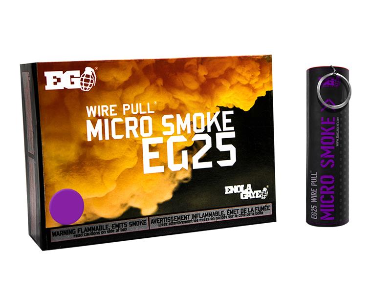 Enola Gaye EG25 Wire Pull Micro Smoke Grenade (EG25P - Purple)