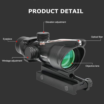 ACM Scope HD-2A ACOG Red and Green Dot Sight (Black)
