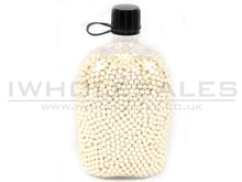 Big Foot Diamond Precision 0.23G White BB Pellets (5000 Rounds - Water/BB Canteen Bottle - Clear)
