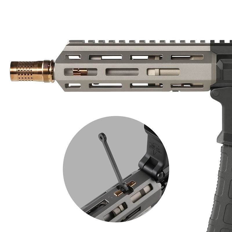 [Pre-Order] Salvo Precision 7.0 Honey Badger SBR w/ PDW Stock - Gas Blowback Rifle (MWS System / Steel Bolt - S004A-02 BK)